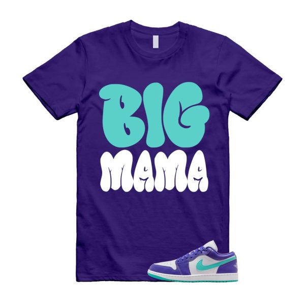 1 Psychic Purple Charlette Hornets Hyper Jade White Cone Low SE T Shirt Match MAMA Jezsport.com