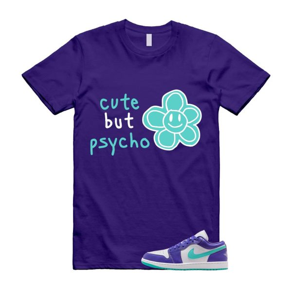 1 Psychic Purple Charlette Hornets Hyper Jade White Cone Low SE T Shirt Match PSYCHO Jezsport.com