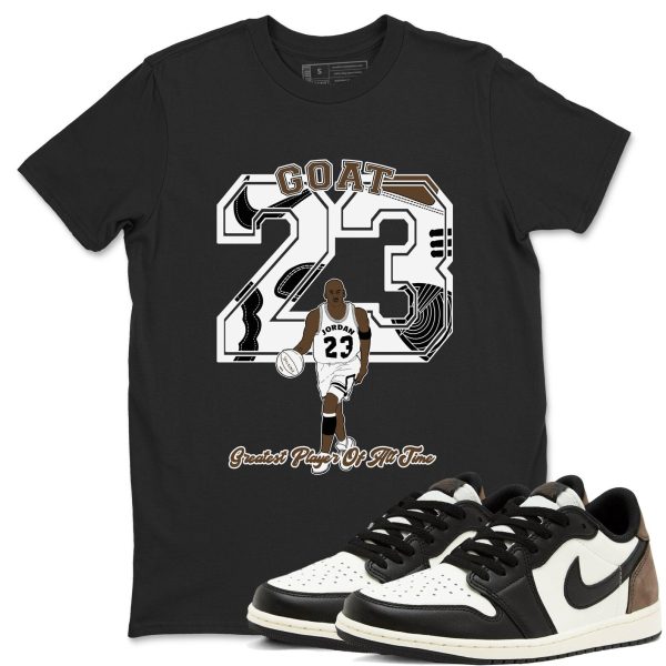 Goat Player Unisex Crew Neck T Shirt To Match 1s Low Mocha Jezsport.com