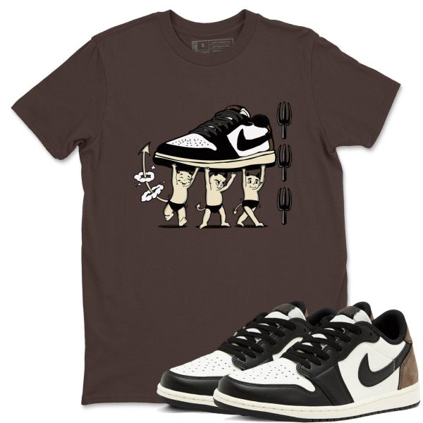 Devil Babies Unisex Crew Neck T Shirt To Match 1s Low Mocha Jezsport.com