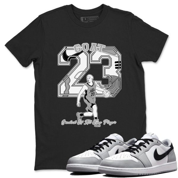 Goat Player Sneaker T Shirts To Match Jordans 1 Wolf Grey Jezsport.com