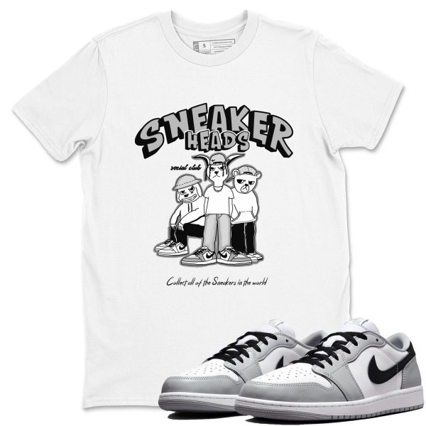 Sneakerheads Social Club Sneaker T Shirts To Match Jordans 1 Wolf Grey Jezsport.com