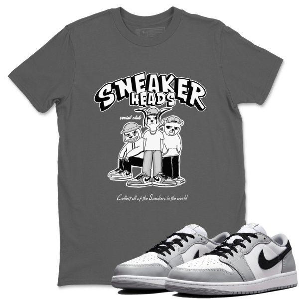 Sneakerheads Social Club Sneaker T Shirts To Match Jordans 1 Wolf Grey Jezsport.com