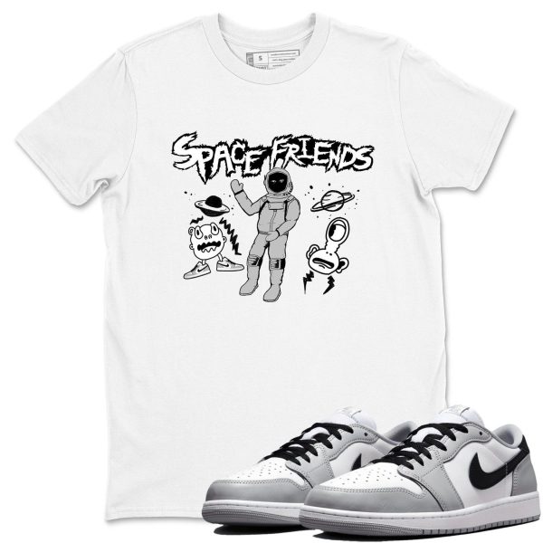 Space Friends Sneaker T Shirts To Match Jordans 1 Wolf Grey Jezsport.com