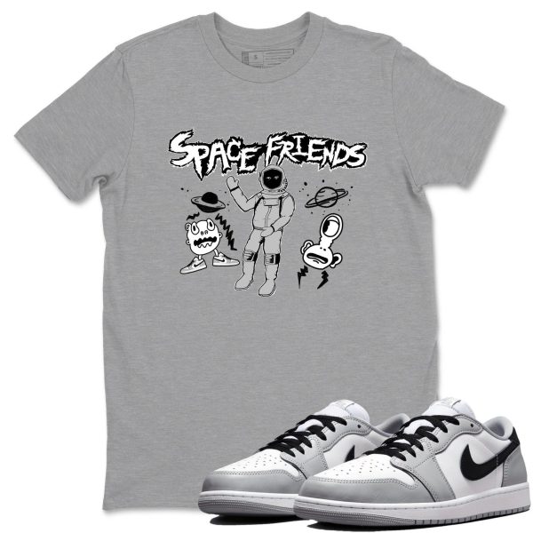 Space Friends Sneaker T Shirts To Match Jordans 1 Wolf Grey Jezsport.com