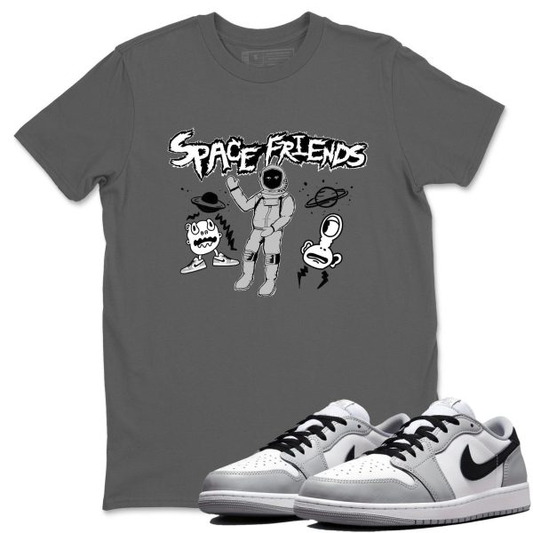 Space Friends Sneaker T Shirts To Match Jordans 1 Wolf Grey Jezsport.com