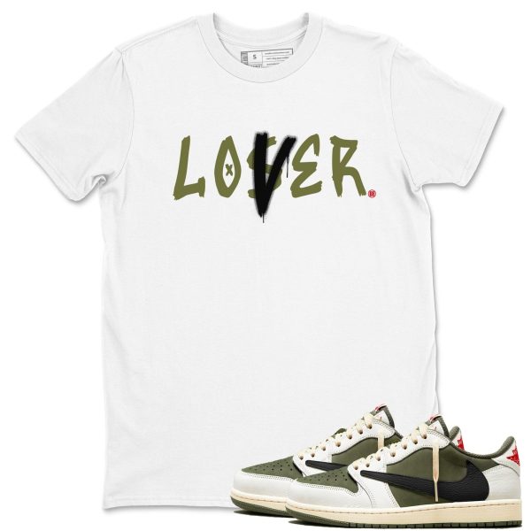 Loser Lover Sneaker T Shirts To Match Jordans 1s Travis Medium Olive Jezsport.com