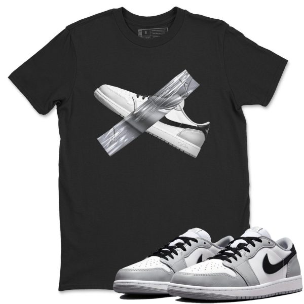 Duct Tape Sneaker T Shirts To Match Jordans 1 Wolf Grey Jezsport.com