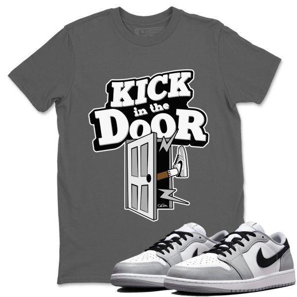 Kick In The Door Sneaker T Shirts To Match Jordans 1 Wolf Grey Jezsport.com