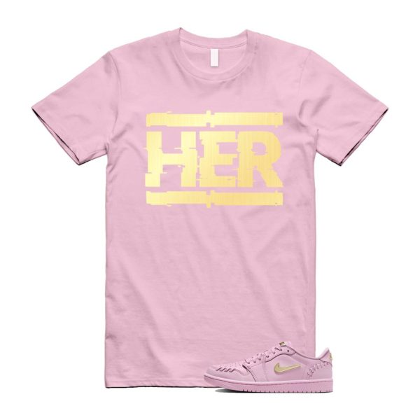 1 Method of Make Perfect Pink Low Sail Metallic Gold T Shirt Match HER Jezsport.com