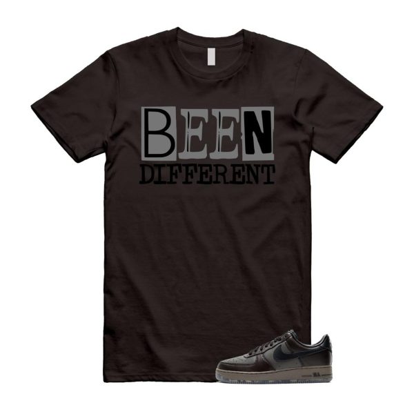 Air Force 1 Paris Black Tea Petra Brown Low T Shirt Match BEEN Jezsport.com