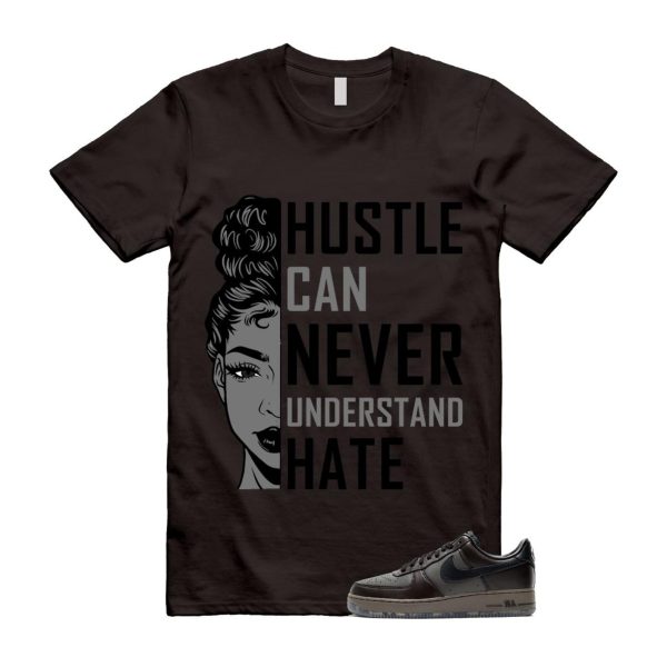 Air Force 1 Paris Black Tea Petra Brown Low T Shirt Match HUSTLE Jezsport.com