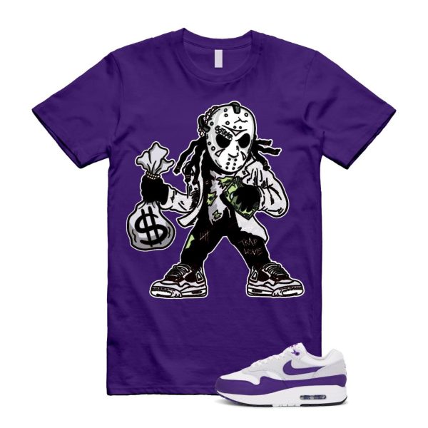 Air Max 1 Field Purple White Black SC T Shirt Match JASON Jezsport.com