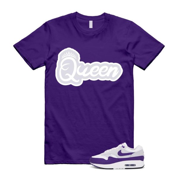 Air Max 1 Field Purple White Black SC T Shirt Match Q2 Jezsport.com