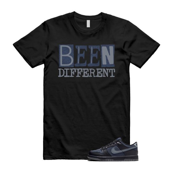 Dunk Black Symbiote Suit Dark Blue Smoke Grey Low T Shirt Match BEEN Jezsport.com