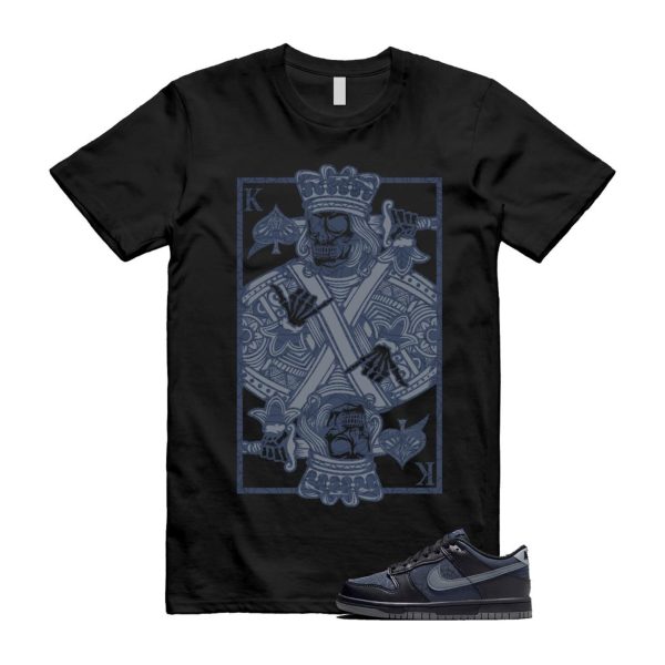 Dunk Black Symbiote Suit Dark Blue Smoke Grey Low T Shirt Match KC Jezsport.com