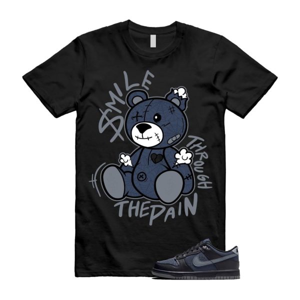 Dunk Black Symbiote Suit Dark Blue Smoke Grey Low T Shirt Match SM2 Jezsport.com