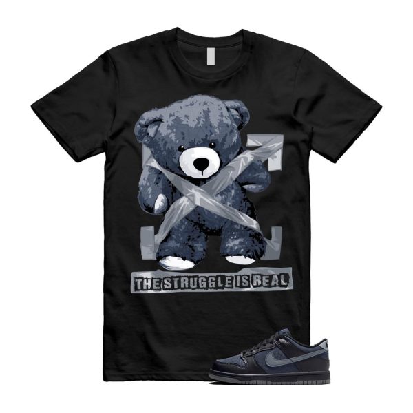 Dunk Black Symbiote Suit Dark Blue Smoke Grey Low T Shirt Match STRUG Jezsport.com