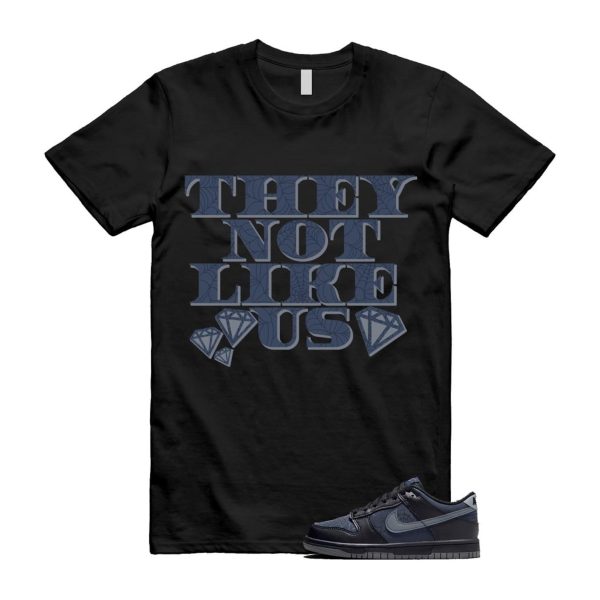 Dunk Black Symbiote Suit Dark Blue Smoke Grey Low T Shirt Match US2 Jezsport.com