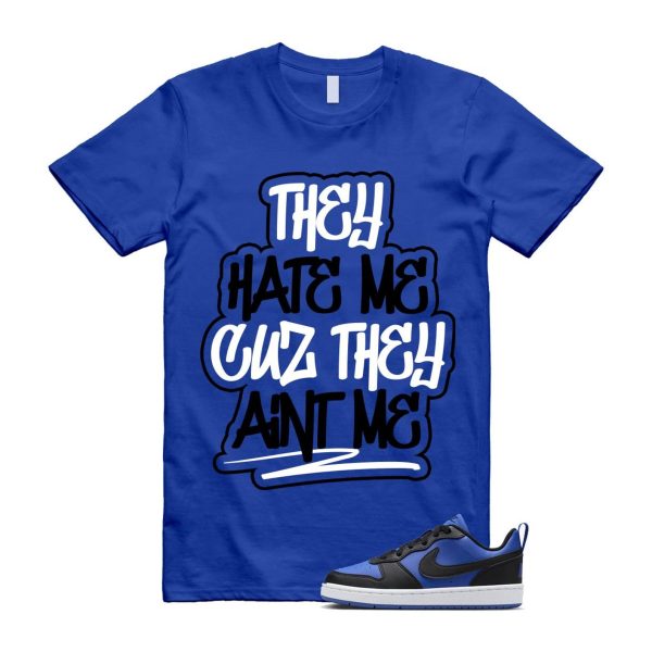 Court Borough Recraft Game Royal Blue White Black Low T Shirt Match AINT ME Jezsport.com