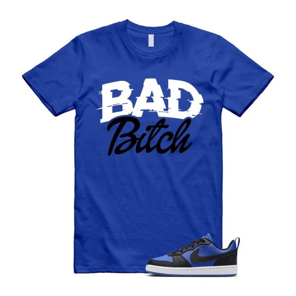 Court Borough Recraft Game Royal Blue White Black Low T Shirt Match BB Jezsport.com