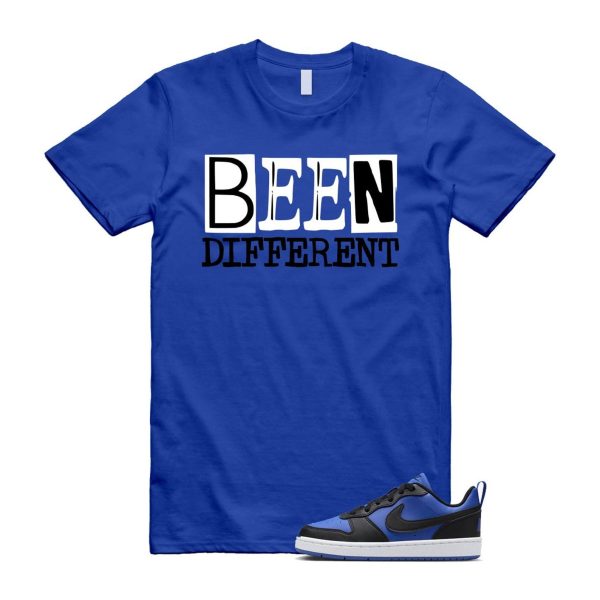 Court Borough Recraft Game Royal Blue White Black Low T Shirt Match BEEN Jezsport.com