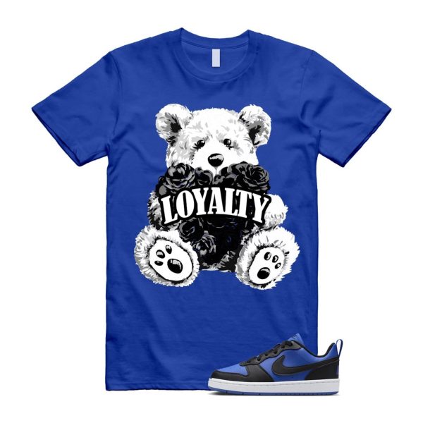 Court Borough Recraft Game Royal Blue White Black Low T Shirt Match LYLTY Jezsport.com