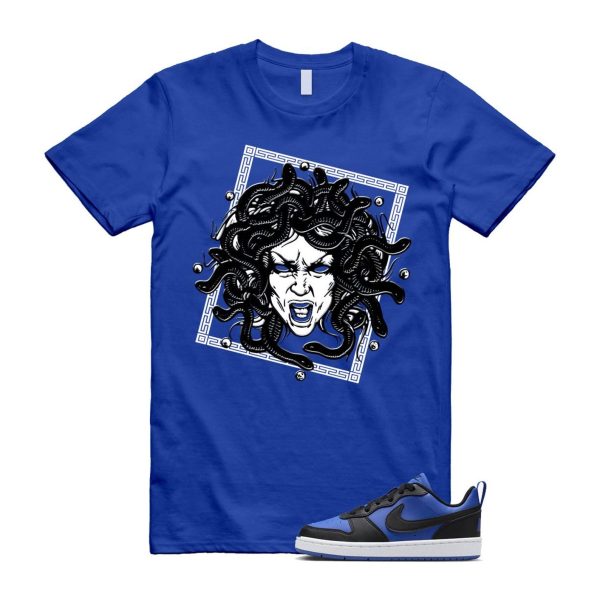 Court Borough Recraft Game Royal Blue White Black Low T Shirt Match SHM Jezsport.com