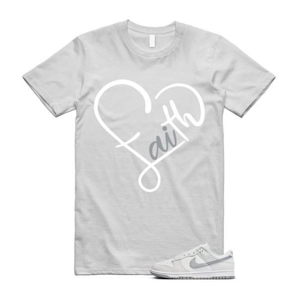 Dunk Summit White Light Smoke Grey Platinum Tint Low Retro T Shirt Match FAITH Jezsport.com