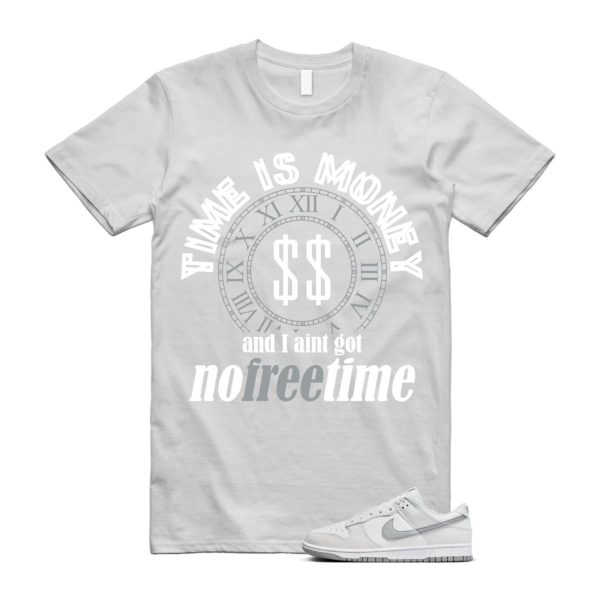 Dunk Summit White Light Smoke Grey Platinum Tint Low Retro T Shirt Match FREE TIME Jezsport.com