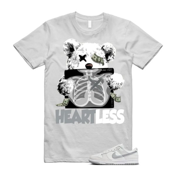 Dunk Summit White Light Smoke Grey Platinum Tint Low Retro T Shirt Match HEART Jezsport.com