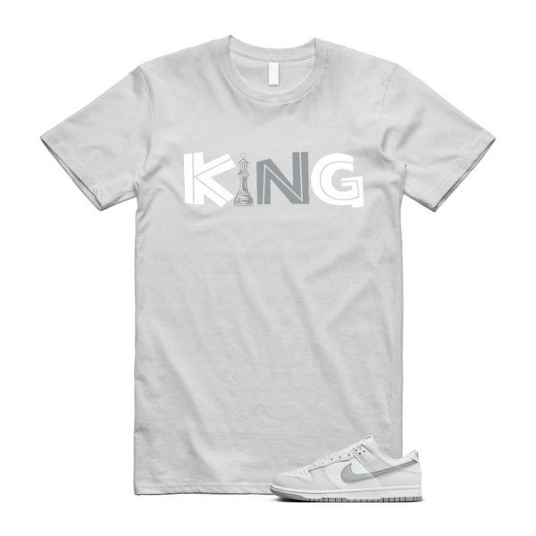 Dunk Summit White Light Smoke Grey Platinum Tint Low Retro T Shirt Match KING Jezsport.com