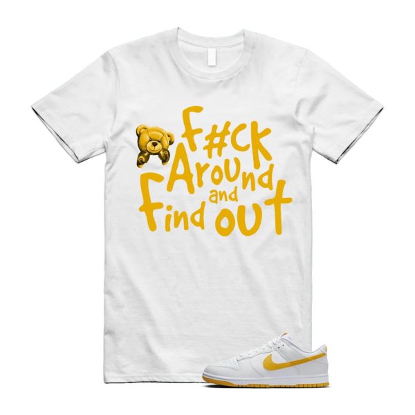 Dunk White University Gold Low T Shirt Match FCK Jezsport.com