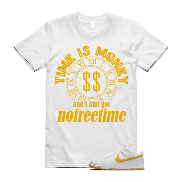 Dunk White University Gold Low T Shirt Match FREE TIME Jezsport.com