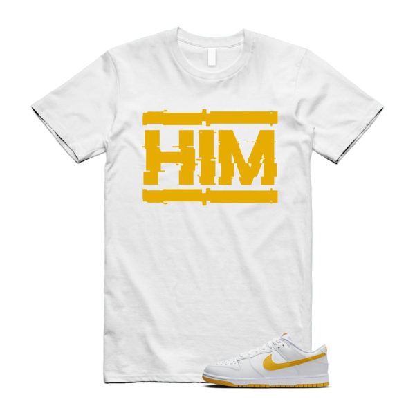 Dunk White University Gold Low T Shirt Match HIM Jezsport.com