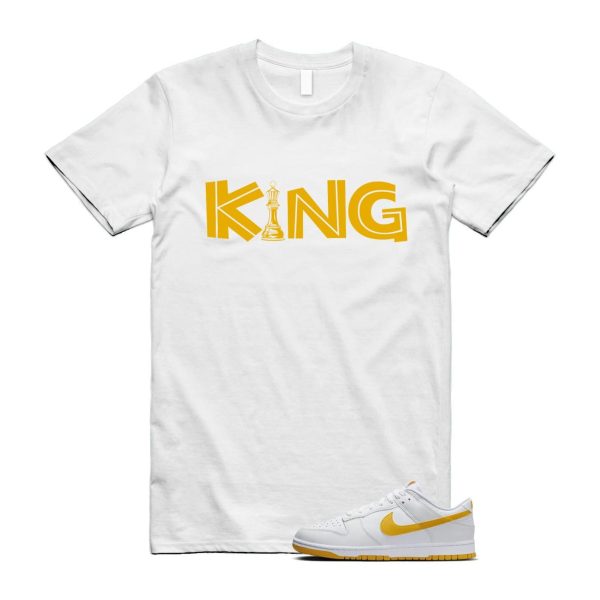 Dunk White University Gold Low T Shirt Match KING Jezsport.com