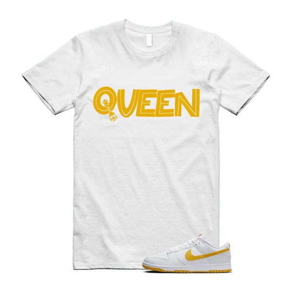 Dunk White University Gold Low T Shirt Match QUEEN Jezsport.com