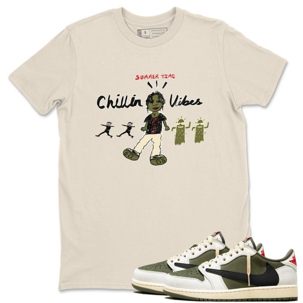 Chillin Vibes Unisex T Shirts To Match Jordan 1s Travis Medium Olive Jezsport.com