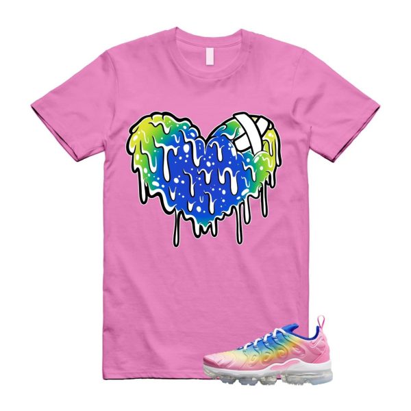 VaporMax Rainbow Air Plus Pink Spell Spring Green Racer Blue Citron Pulse T Shirt Match DRHRT Jezsport.com