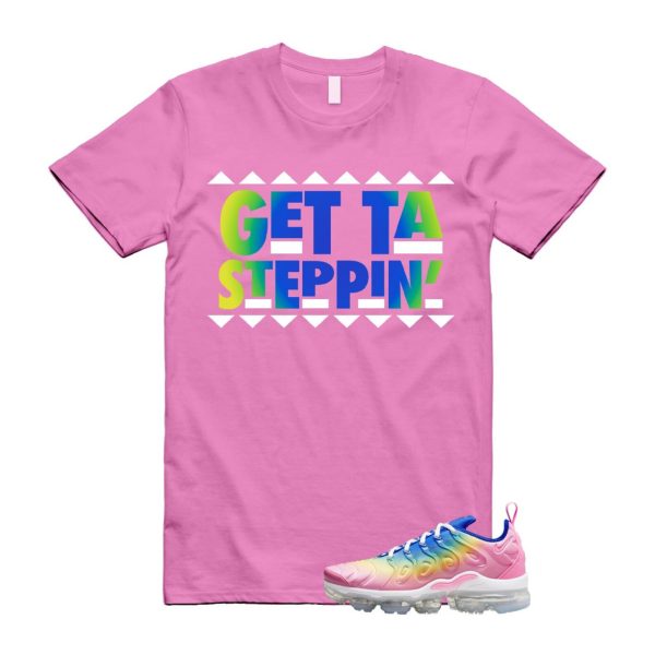 VaporMax Rainbow Air Plus Pink Spell Spring Green Racer Blue Citron Pulse T Shirt Match GET Jezsport.com