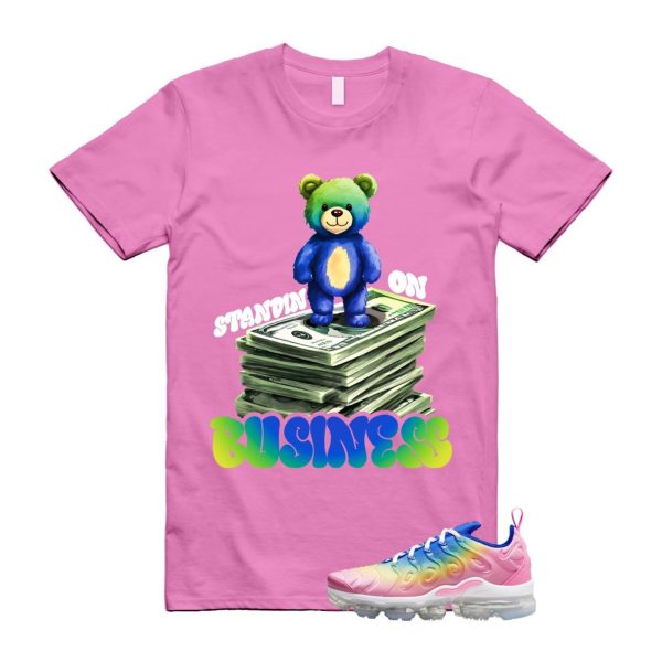 VaporMax Rainbow Air Plus Pink Spell Spring Green Racer Blue Citron Pulse T Shirt Match SB2 Jezsport.com