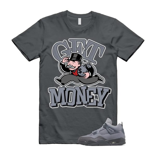 4 Wet Cement Smoke Iron Grey Retro SE T Shirt Match GM Jezsport.com