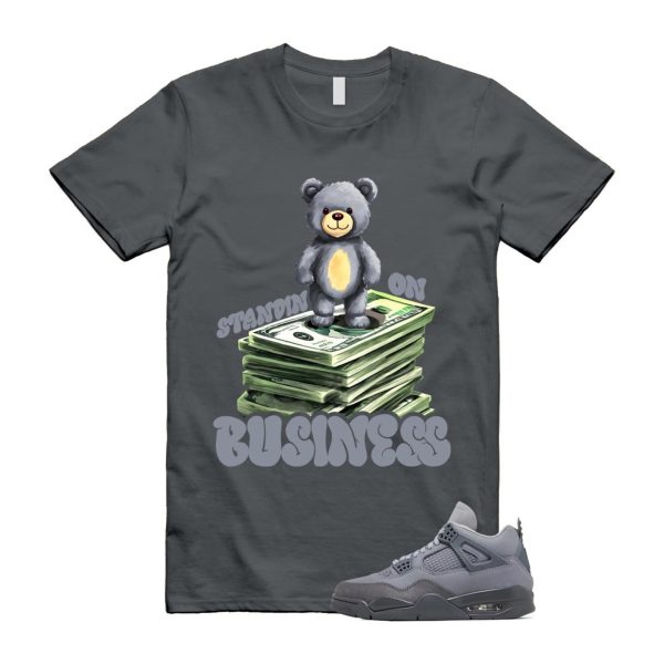 4 Wet Cement Smoke Iron Grey Retro SE T Shirt Match SB2 Jezsport.com