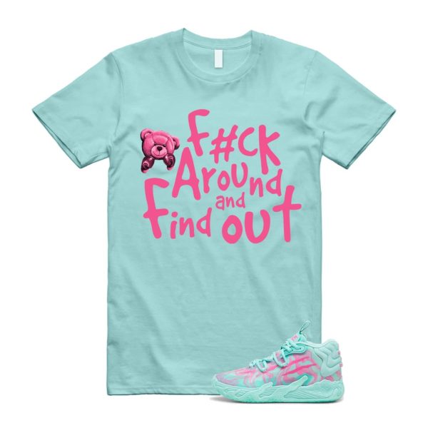 Miami LaMelo Ball MB.03 Teal Pink T Shirt Match FCK Jezsport.com