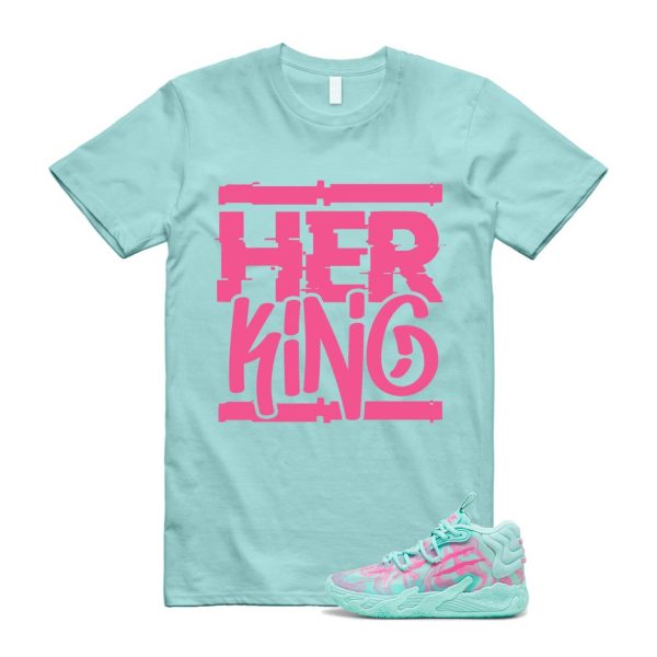 Miami LaMelo Ball MB.03 Teal Pink T Shirt Match HK Jezsport.com