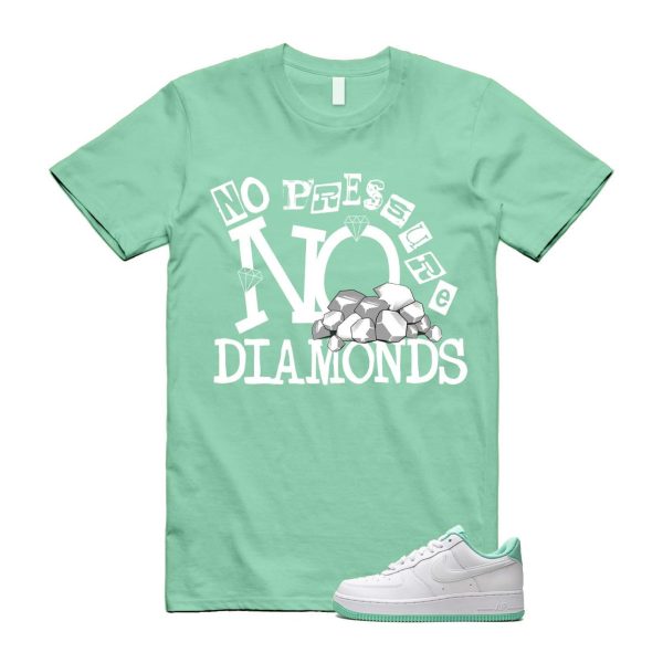 Air Force 1 Mint Foam Green Low White T Shirt Match DIAMOND Jezsport.com