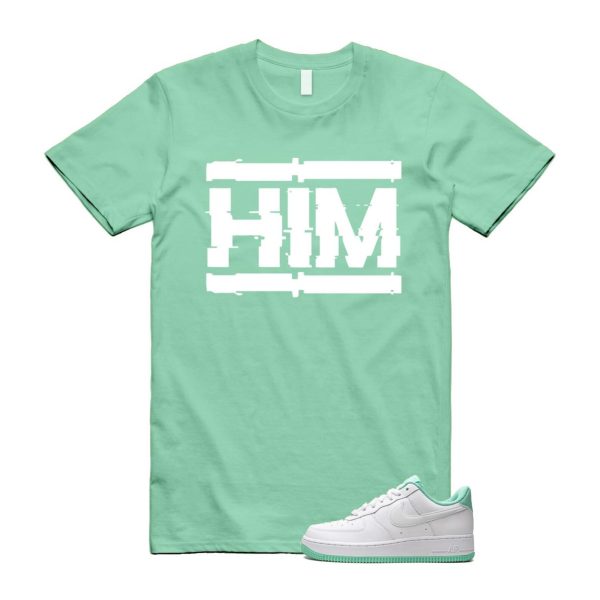 Air Force 1 Mint Foam Green Low White T Shirt Match HIM Jezsport.com