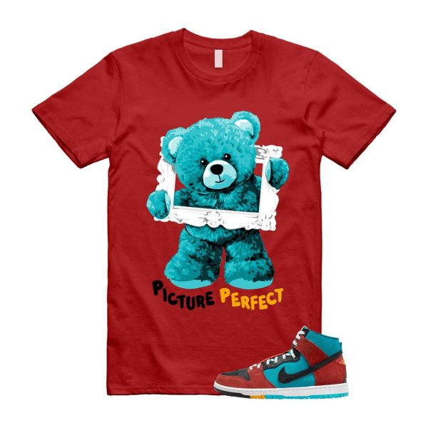 Di'orr Greenwood Navajo Arts Turquoise Blue Black Rugged Orange SB Dunk High T Shirt Match PIC Jezsport.com