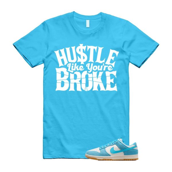 Dunk Baltic Blue Low Phantom Gum Light Brown Coconut Milk T Shirt Match BROKE Jezsport.com