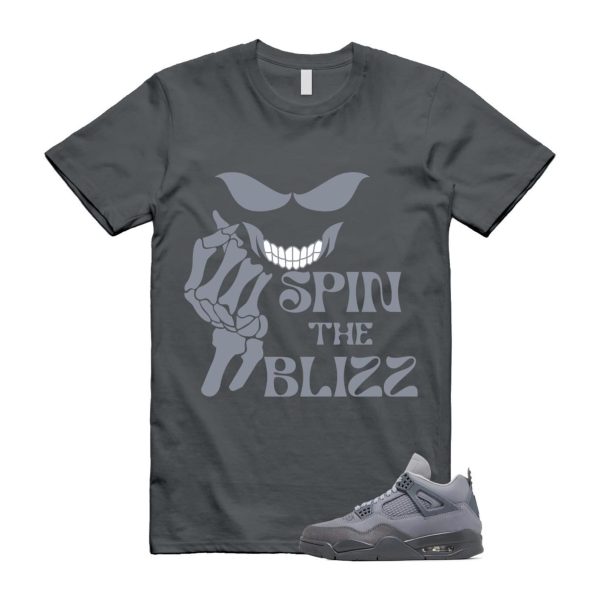 4 Wet Cement Smoke Iron Grey Retro SE T Shirt Match BLIZZ Jezsport.com